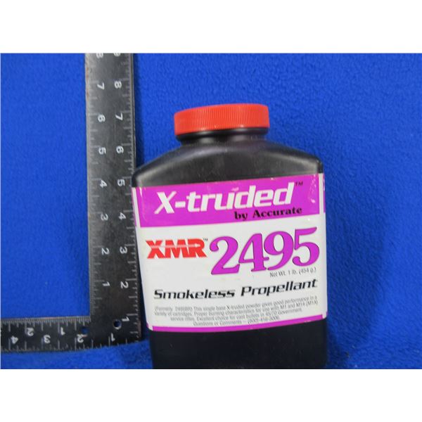 Accurate X-Truded XMR 2495 Powder - Sealed 1 lb Tub (Pick Up Only)