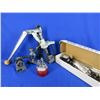 Image 1 : Lee 3 Hole Turret Press with Zip Trim, Bullet Feeder, Dies, Powder Measure, Etc. - As Is