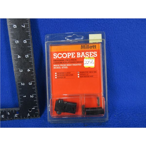 Millet 2 Piece Bases for Remington 7400/7600 - New Old Stock
