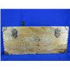 Image 4 : Vintage Wood Box with Padding & Leather Handles - 20 3/4" x 11 1/2" x 9"