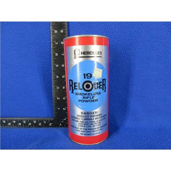 Hercules Reloder 19 Rifle Powder - 684 Grams Including Tub (Pick Up Only)