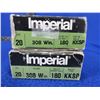 Image 2 : 308 Win. 180gr KKSP Imperial Cartridges - Box of 20, Box of 16 + 4 Brass (Pick Up Only)