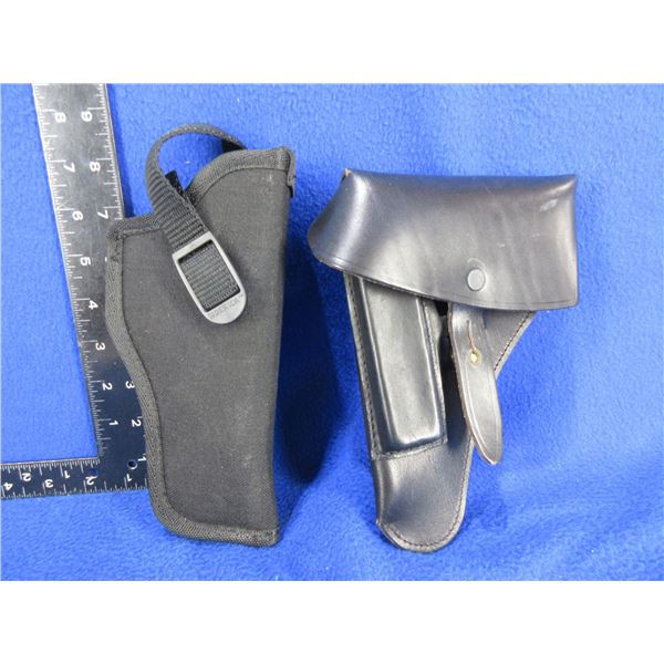 2 Holsters - Uncle Mike's Sidekick Size 5 RH, Walther PP LH - Both Appear New
