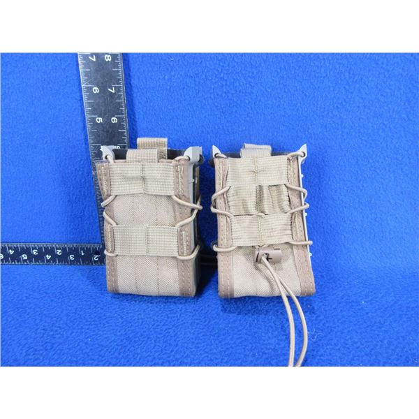 2 High Speed Gear Tactical Double Magazine Pouches