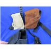 Image 1 : Lot of Misc. - Brass Catcher, Shoulder Pad, Kolpin Leather Pouch with Belt