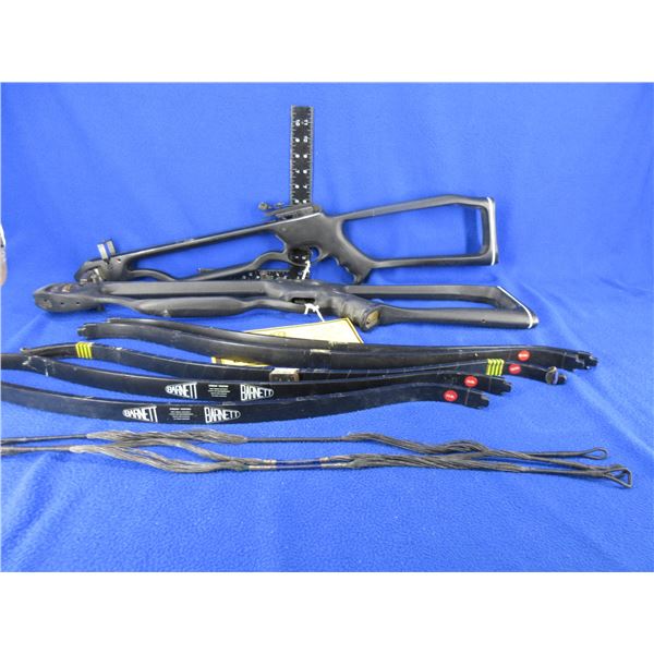 2 Vintage Barnett Wildcat Crossbows with 5 Limbs & 3 Strings - As Is