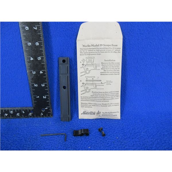Marlin Model 39 Scope Base with Screws & Hammer Spur - Marlin Firearms Co.