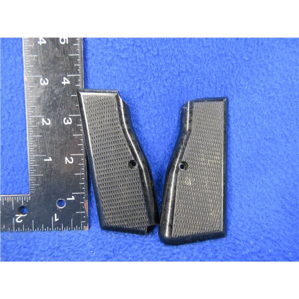Browning Inglis Hi Power Grips - No Screws - Appear to be Bakelite