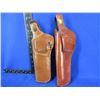 Image 2 : 2 Leather Right Hand Holsters - Strong 933 11T, Galco PHX106