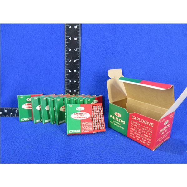 Vintage CIL No. 8 1/2 Primers - Carton of 1000 (Pick Up Only)