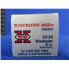 Image 2 : 25-20 Win. 86gr SP Winchester Cartridges (Pick Up Only) - Box of 50