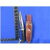 Image 1 : Randall Made Fixed Blade Knife with Leather Sheath - 6" Blade, 10 3/4" Overall Length