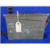 Image 1 : Metal Ammo Can - 10" x 3 1/2" x 7" High