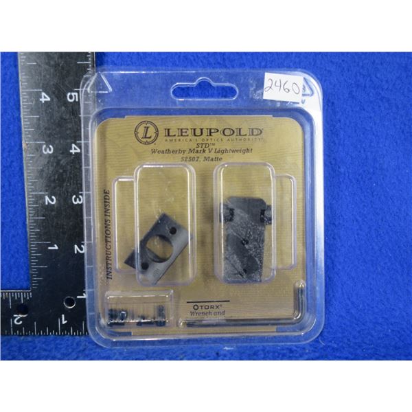 Leupold STD Weatherby Mark V Lightweight 2 Piece Base # 52507