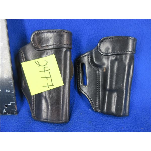 2 Dillon Leather RH Holsters - Govt and BHP