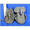 Image 1 : 2 - US Military M16 Magazine Pouches - 1 has damage & is miising a clip on the back