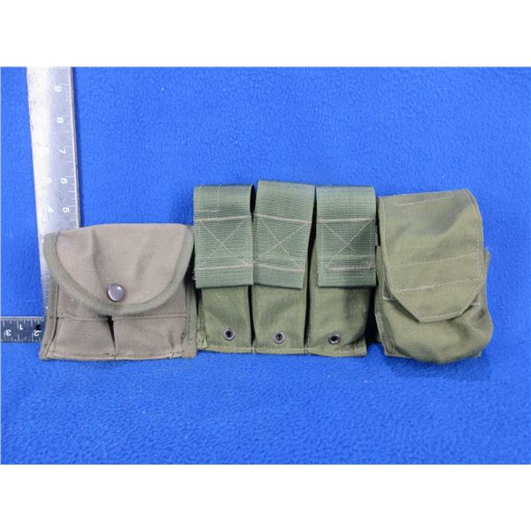 2 Seals Action Gear Cordura Pouches & US M1 Carbine Mag Pouch