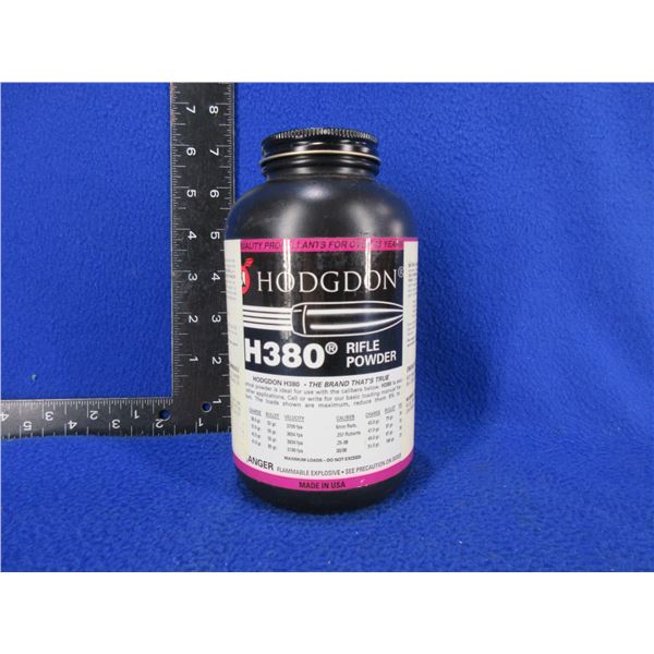 Hodgdon H380 Rifle Powder - Sealed 1 lb Tub (Pick Up Only)