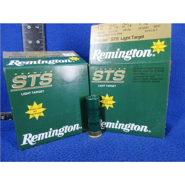 12 Ga. 2 3/4" 7 1/2 Shot Remington Shotshells - 2 Boxes of 25 (Pick Up Only)