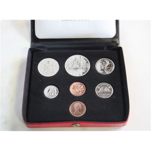 1972 DOUBLE PENNY 7 COIN UNCIRC. SET