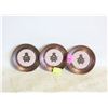 Image 1 : 3 VINTAGE COPPER COASTER’S ROYAL