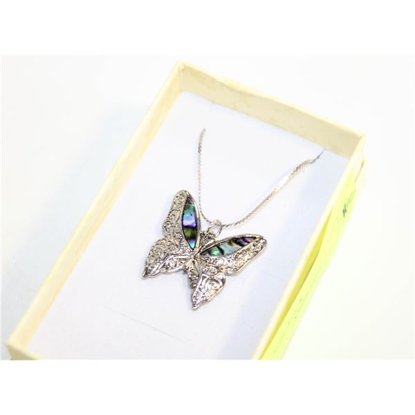 ABALONE SHELL STAINLESS STELL CHAIN