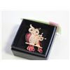 Image 1 : MOTHER & BABY OWL BROOCH