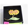 Image 1 : 1950’S ENAMEL FLOWER BROOCH