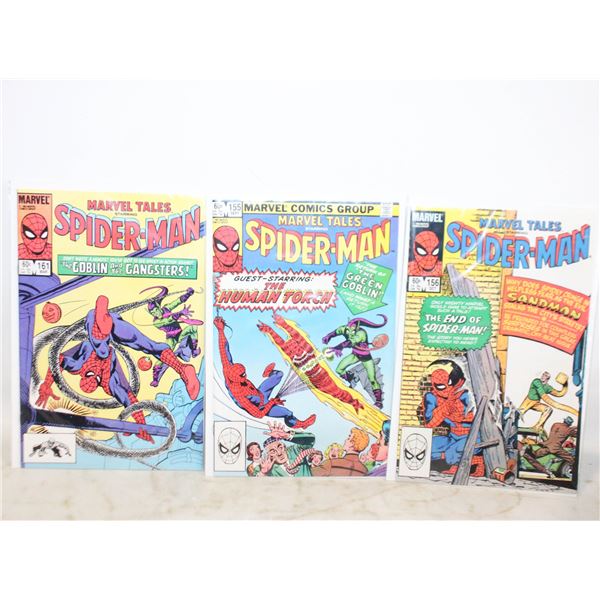 LOT OF 3 SPIDER-MAN COMICS