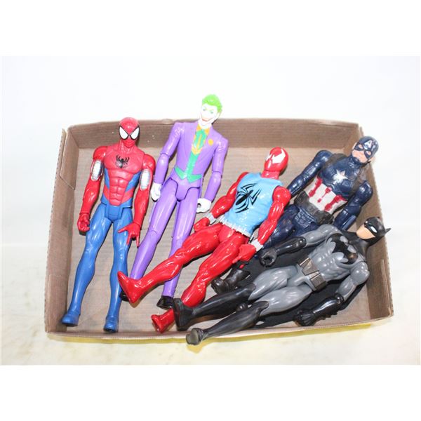 MARVEL BATMAN, JOKER, SPIDERMAN,