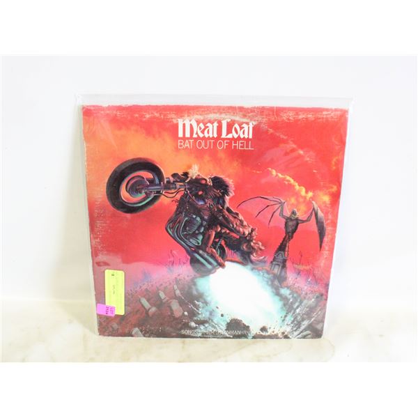 MEA LOAF BAT OUT OF HELL 1977 LP RECORD VINYL