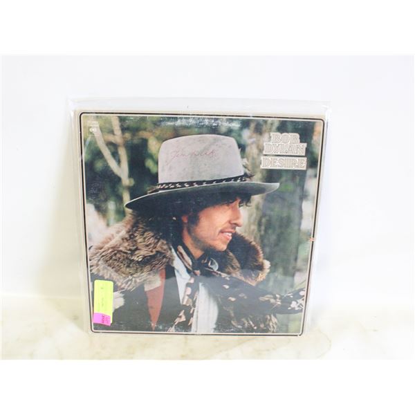 BOB DYLAN DESIRE 1976 LP RECORD VINYL