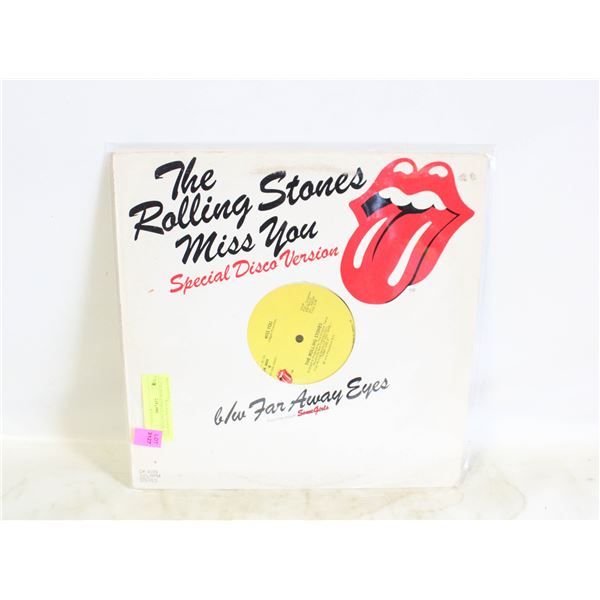 THE ROLLING STONES MISS YOU I FAR AWAY EYES 1978