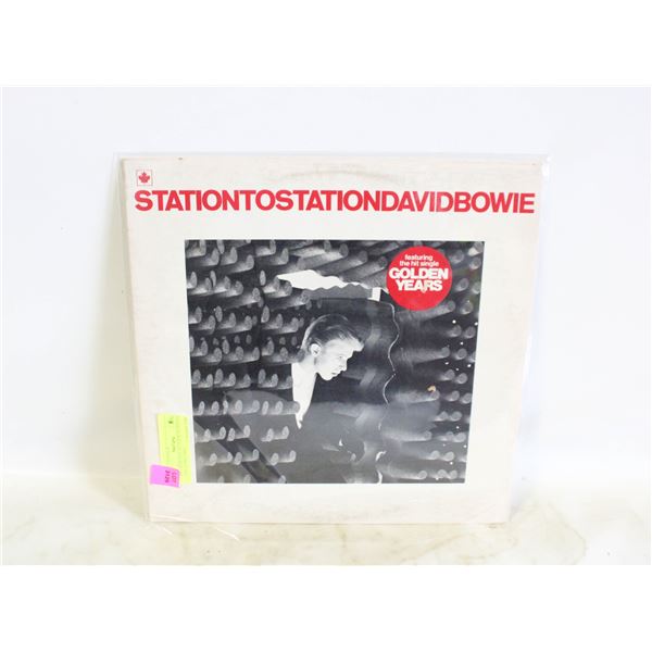 DAVID BOWIE STATION TO STATION 1976 LP RECORD