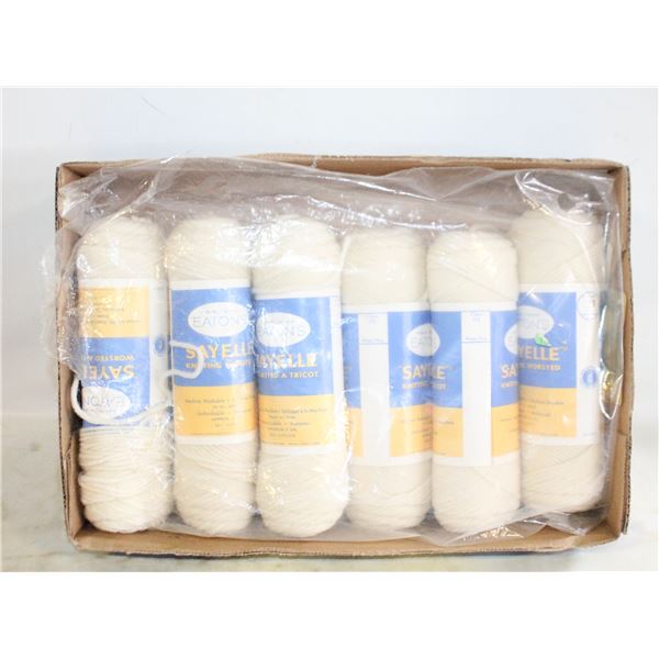 VINTAGE EATON'S SAYELLE WORSTED ACRYLIC YARN LOT