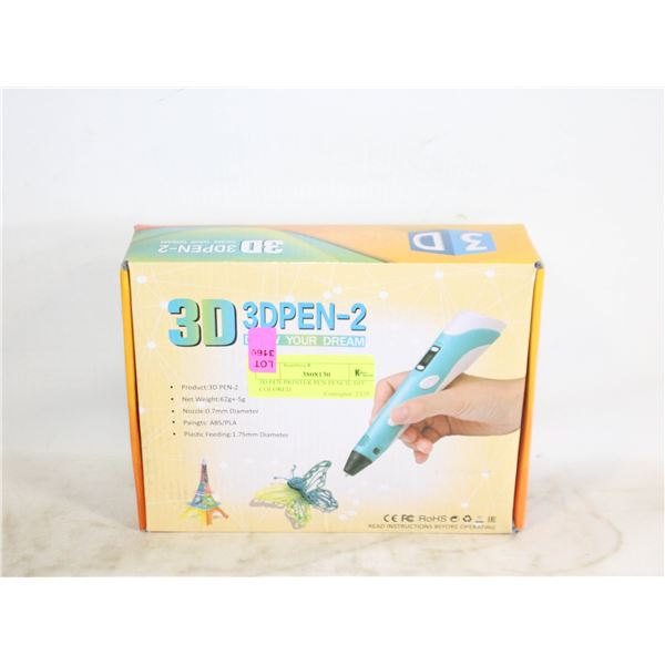 3D PEN PRINTER PEN PENCIL DIY COLORED