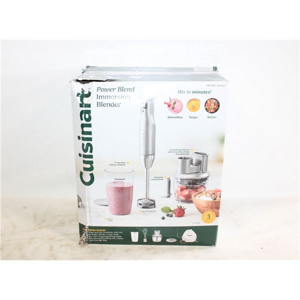 NEW CUISINART POWER BLEND IMMERSION BLENDER
