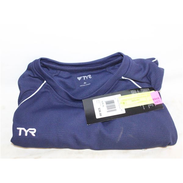 NEW TYR WOMEN'S TECH SHIRT NAVY SIZE XL