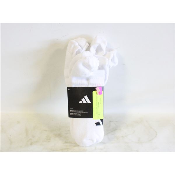 NEW ADIDAS GOLF SOCKS 3PK
