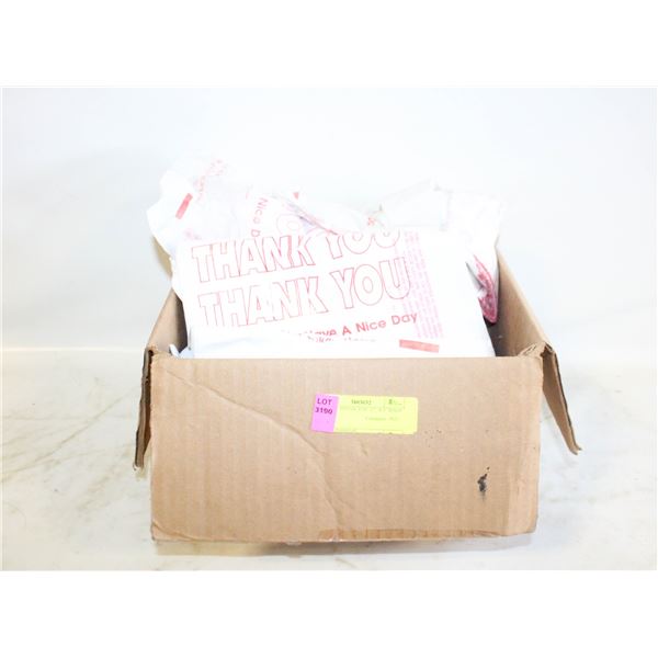 100’S OF THANK YOU 12” X 9” BAGS