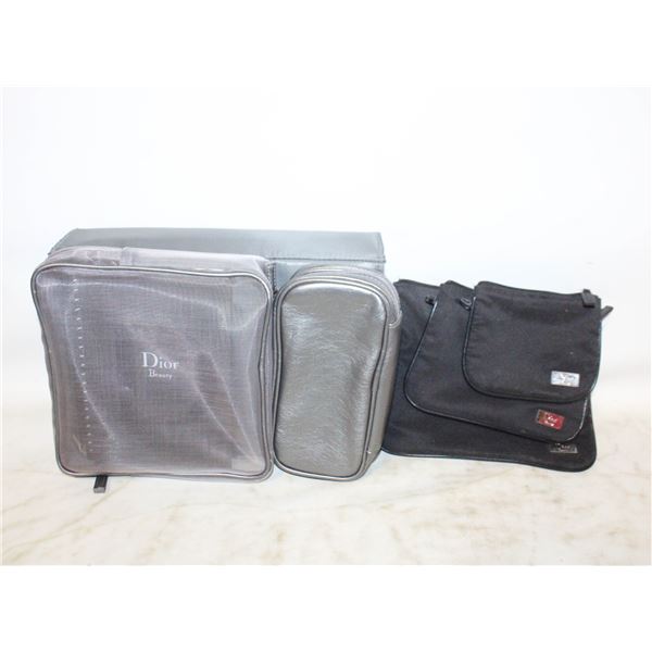 DIOR COSMETIC BAGS- BOX LOT ASSORTED