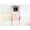 Image 1 : TRAVEL JEWELRY CASE BROWN 6" X 6" X 5"