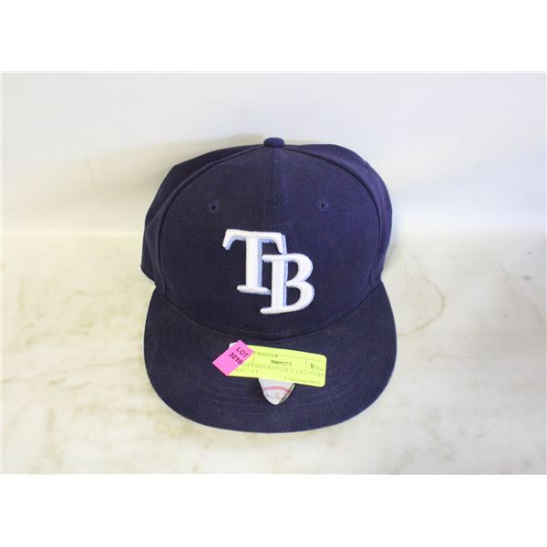 TAMPA BAY RAYS NEW ERA FITTED HAT 7 1/4