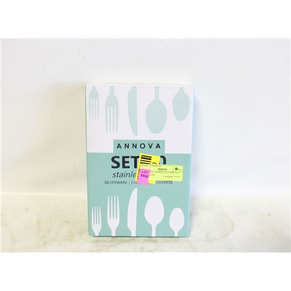 ANNOVA - 20 PIECE CULTERY SET - STAINLESS