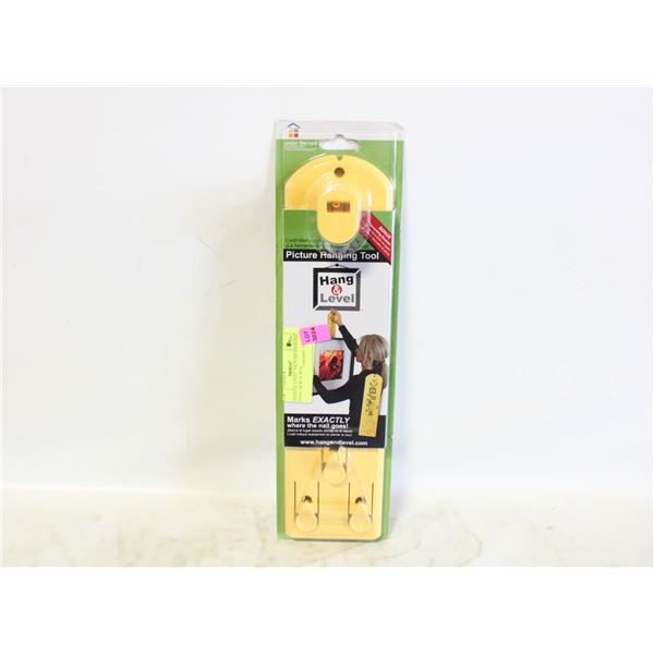 "HANG & LEVEL" PICTURE HANGING TOOL- NEW IN BOX