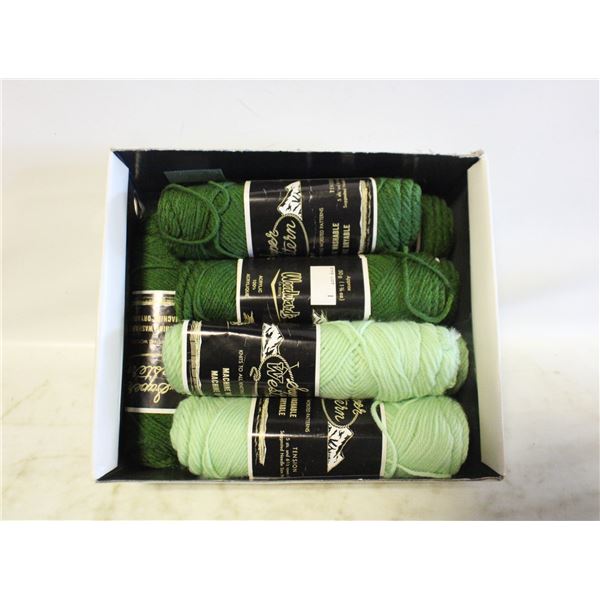 VINTAGE WOODWARD'S SUPER WESTERN ACRYLIC YARN LOT