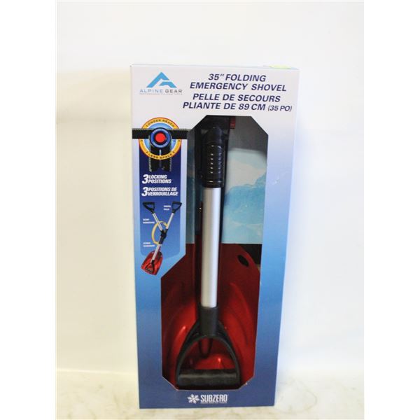 ALPINE GEAR 35" FOLDING EMERGENCY SHOVEL- NEW