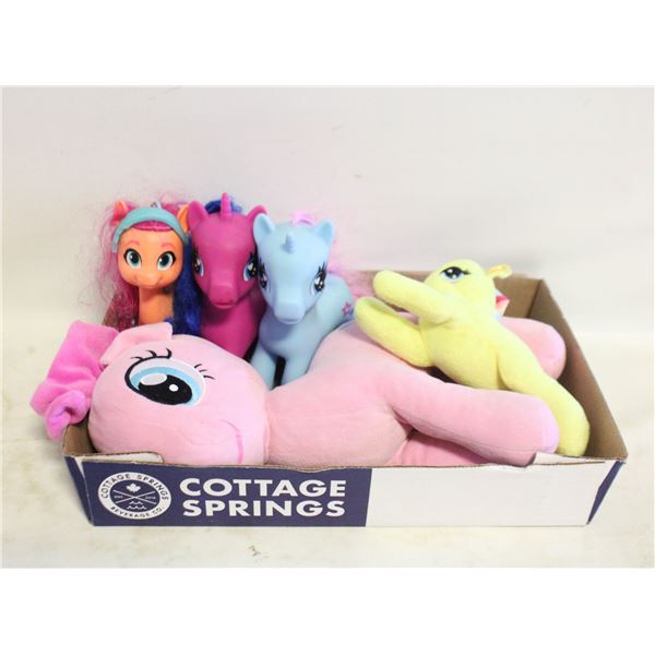 FLAT OF MY LITTLE PONY FIGURES ASSORTED