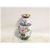 Image 1 : CLOISONNE PEONY VASE 6"