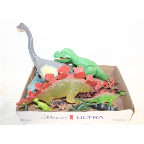 FLAT OF TOY DINOSAURS ASSORTED